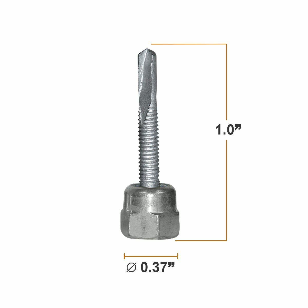 Sammys DSTR 1 3/8 Inch Vertical Thread Rod 1/4-20 x 1 Inch Screw Steel 75 Piece gallery