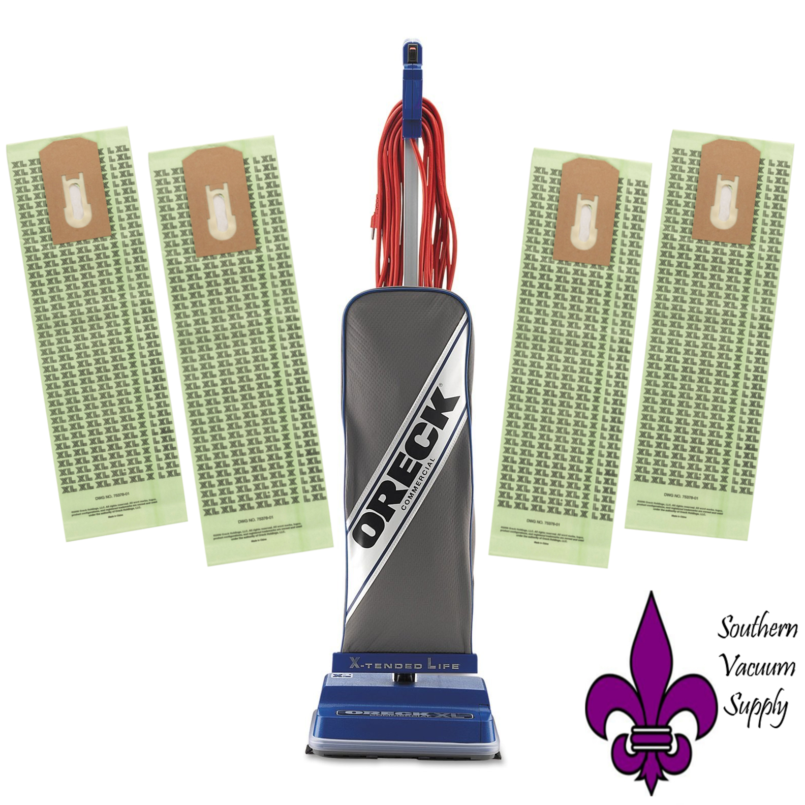 Genuine Blue Oreck Commercial 8 Pound Upright Vacuum With 4 Bags- XL2100RHS gallery