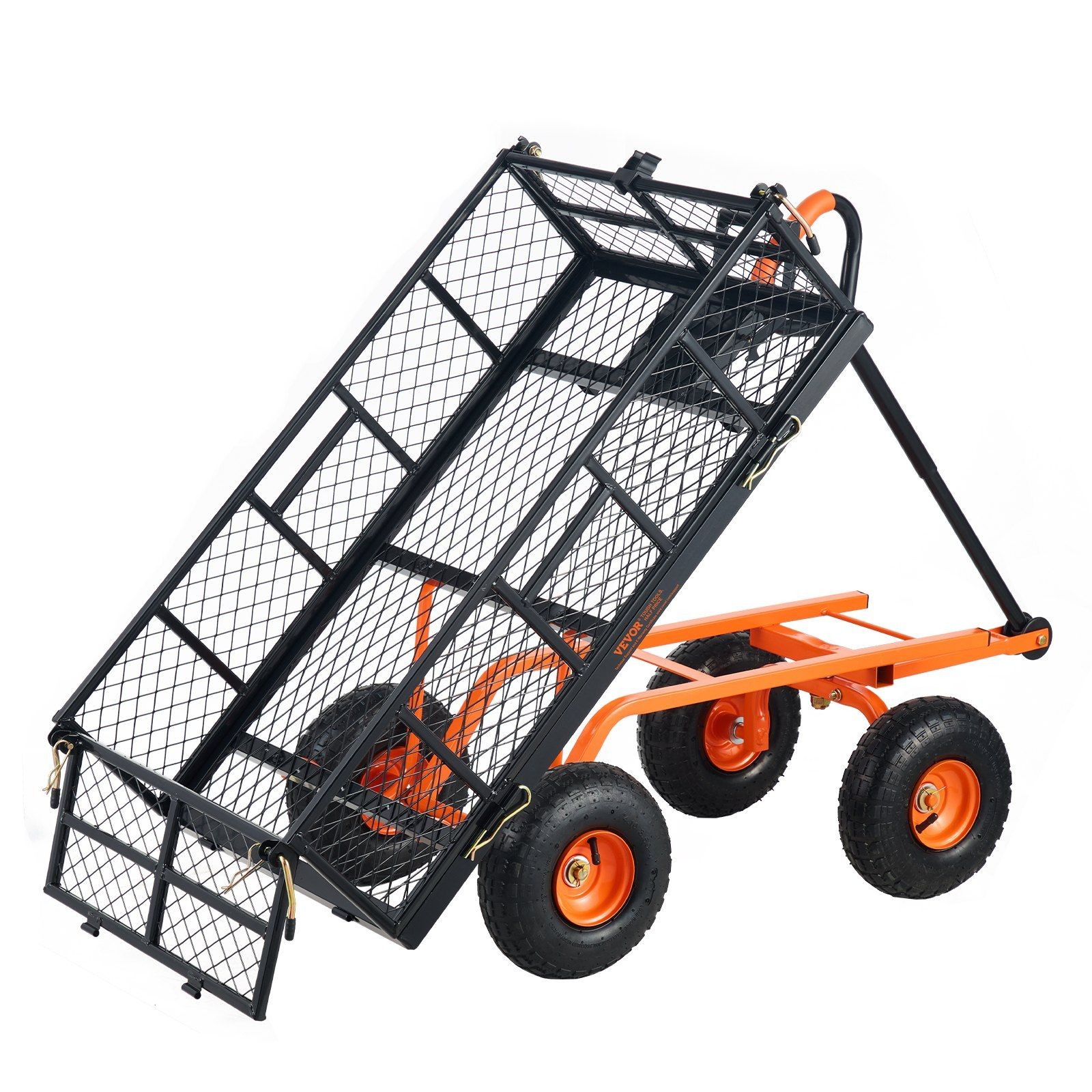 400lb 10in Tire Utility Wagon & 2-in-1 Handle & Easy Assembly Frame gallery