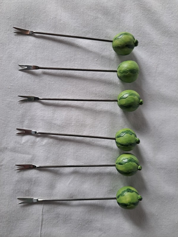 Watermelon Appetizer Fork Serving Set gallery