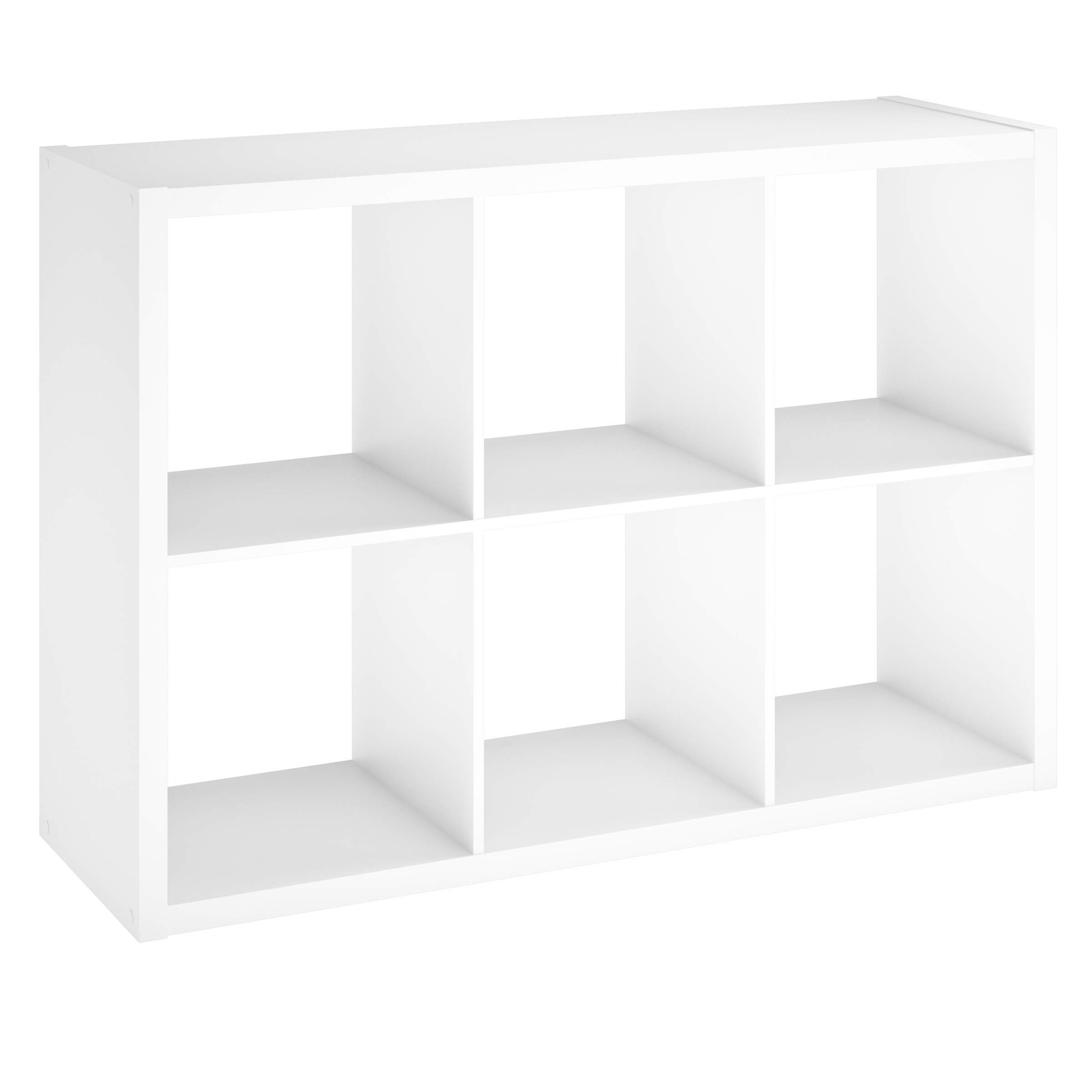 6 Cube Storage Shelf Organizer Bookshelf with Open Back Vertical or Horizontal gallery