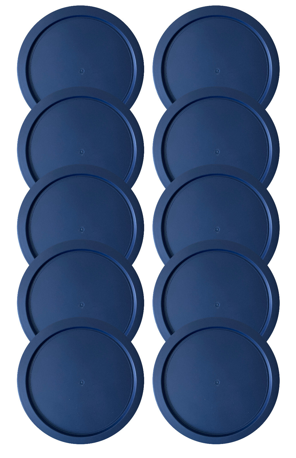 10 Replacement Lids Covers for Pyrex 2-Cup Glass Container, 5-Inch 7200-PC NAVY gallery