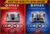 OVERHAUL KIT FITS KOHLER, PISTON RINGS 2410801 GASKETS & SEALS CH730 CH740 CH750 gallery