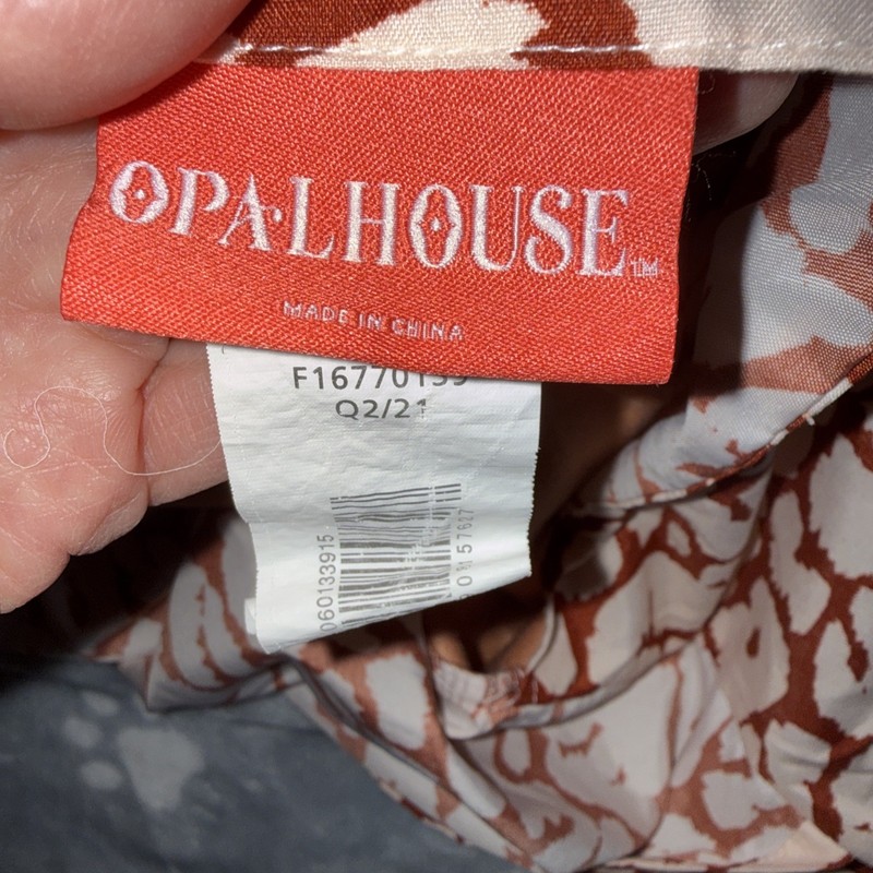 Opal House Target Orange Rust Print Velvet Standard Pillow shams - 2 gallery