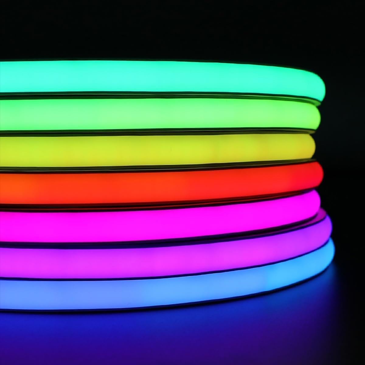 12V 24V Waterproof IP68 COB WS2811 720leds/m RGBIC LED Strip Flexible Tape Light gallery