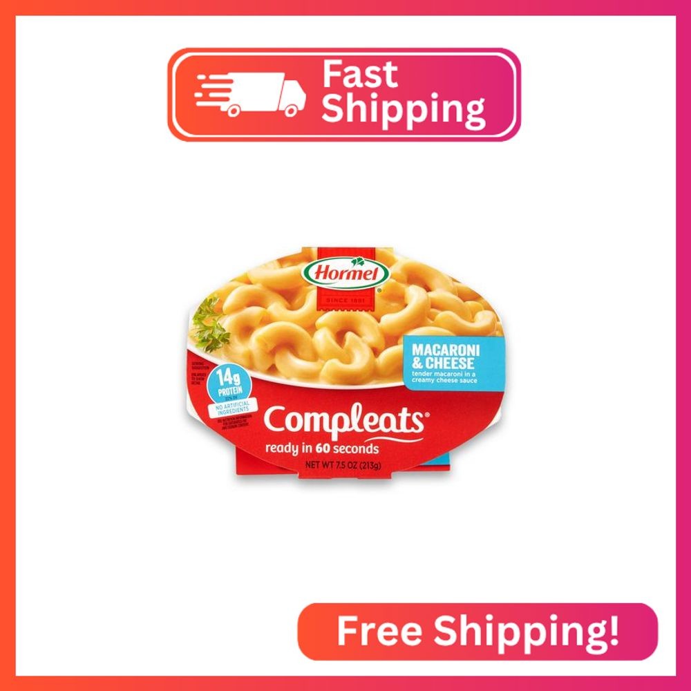 HORMEL COMPLEATS Macaroni & Cheese Microwave Tray, 7.5 Ounces (Pack of 7) gallery