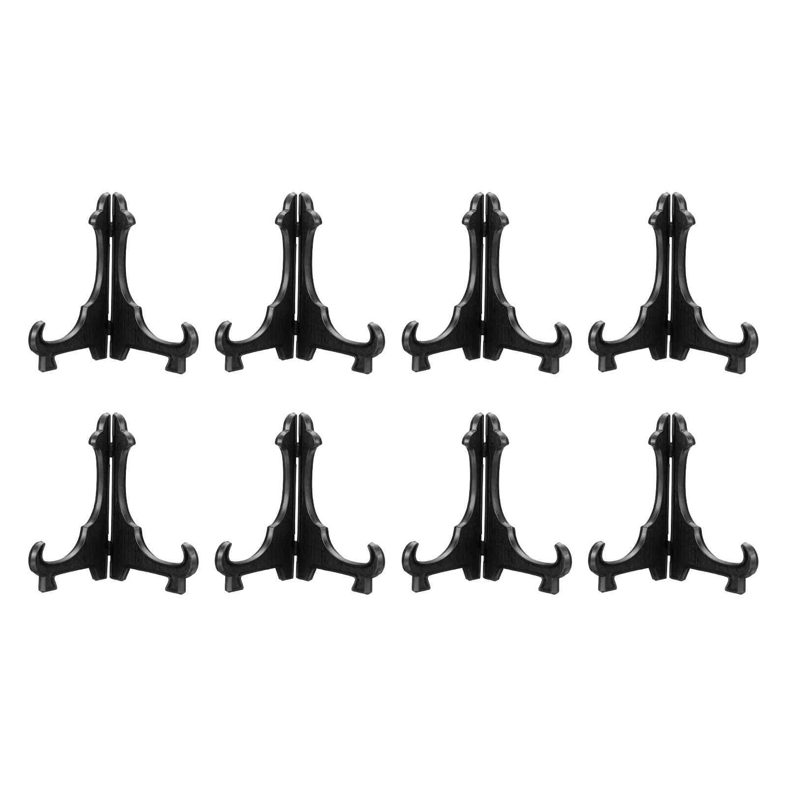 8pcs Acrylic Easel 3.94 Inch, Black Plate Holders gallery
