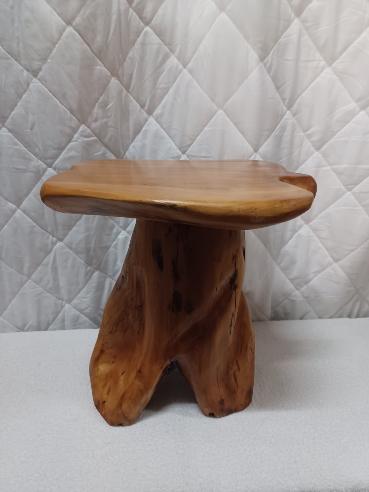 Tree Stump Stool Natural Edge Side Table, Plant Stand, Much More. L-57 gallery