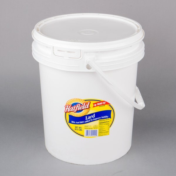 Bucket Lard Bulk Ingredient Cooking Baking Food Pork No Trans Fat 5 Gallon gallery
