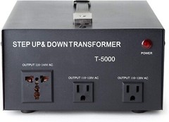 5000W Voltage Converter Transformer 110V/220V Step Up/Down 3-Year Warranty