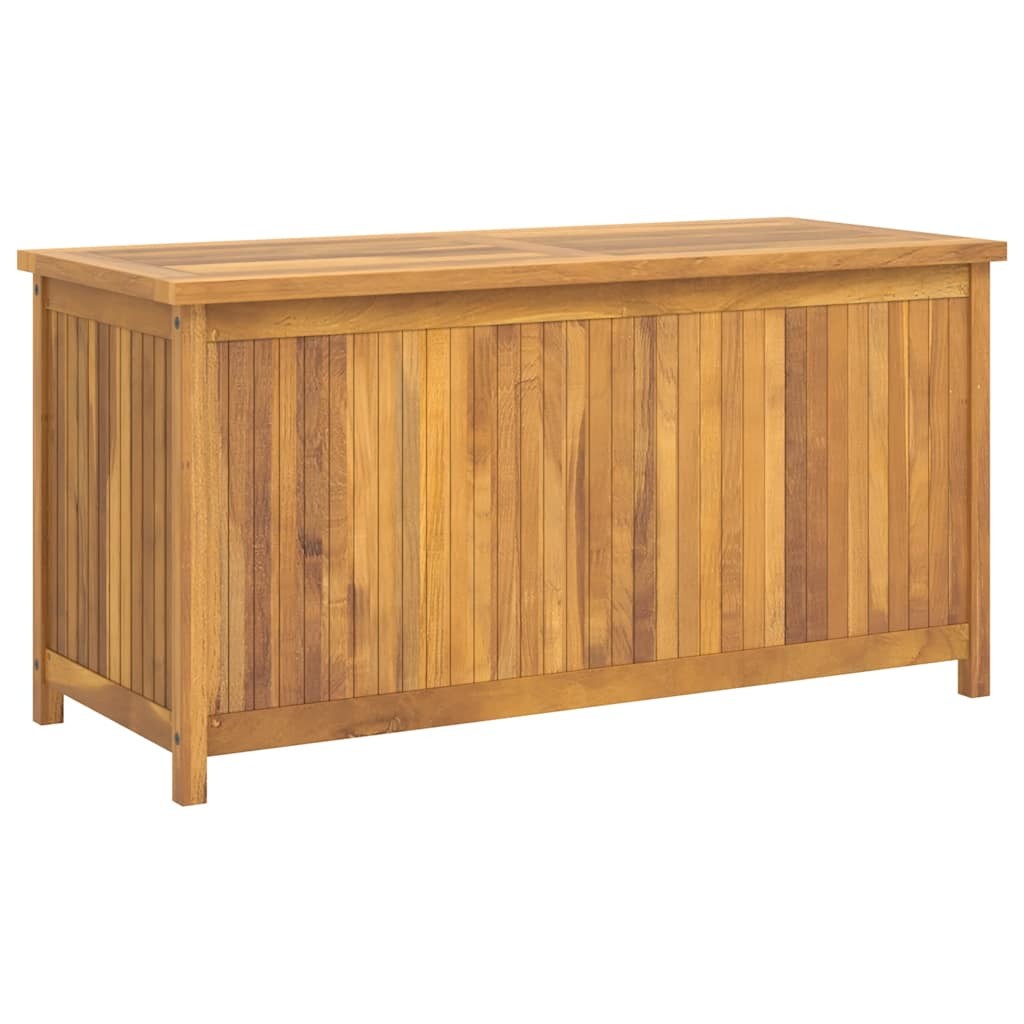 Patio Storage Box Deck Box Garden Outdoor Cabinet Chest Solid Wood Teak vidaXL gallery