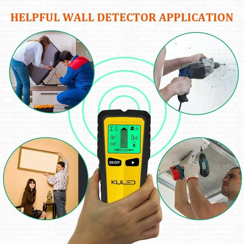 Stud Finder, 5 in 1 Multi-Function Wall Stud Sensor Detector with LCD Display gallery
