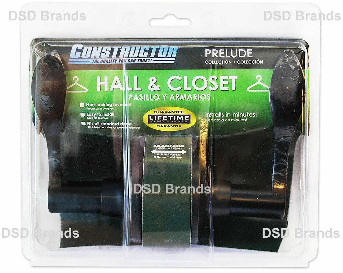 Constructor Passage Lever Door Lock Set Oil Rubbed Bronze Knob Handle Lockset gallery