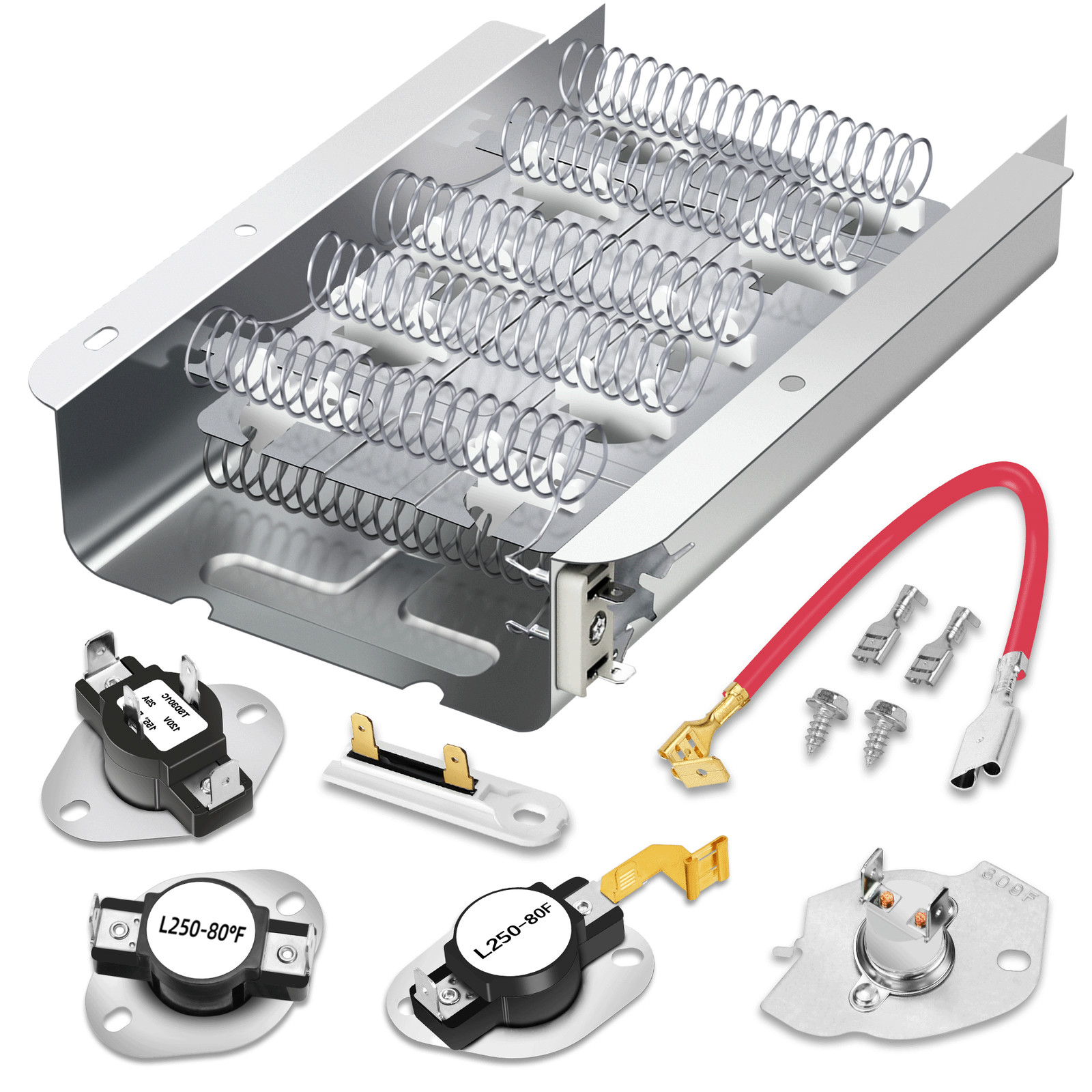 279838 Dryer Heating Element Fits for Whirlpool Kenmore 70 80 Series W10724237 gallery