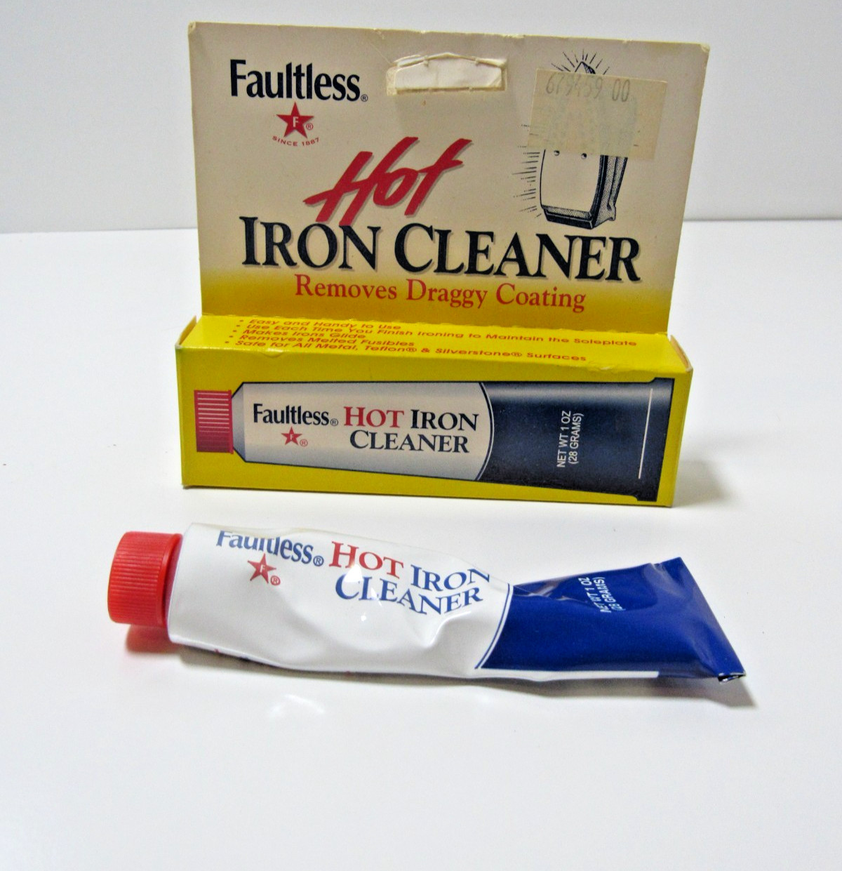 Vintage Faultless Starch 40110 Faultless Hot Iron Cleaner1oz (28 Grams) #A2 gallery