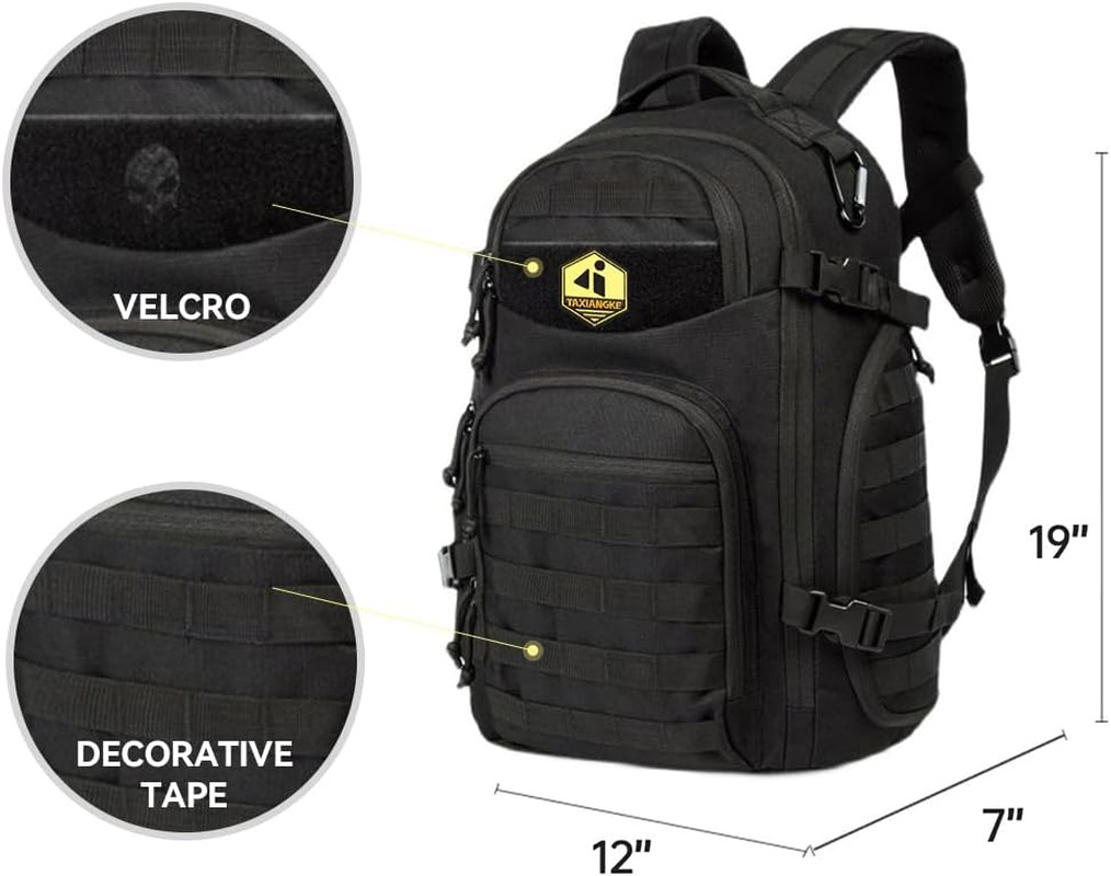 40L Hiking Backpack,Waterproof Backpack with MOLLE System,Outdoor Camping and Tr 2