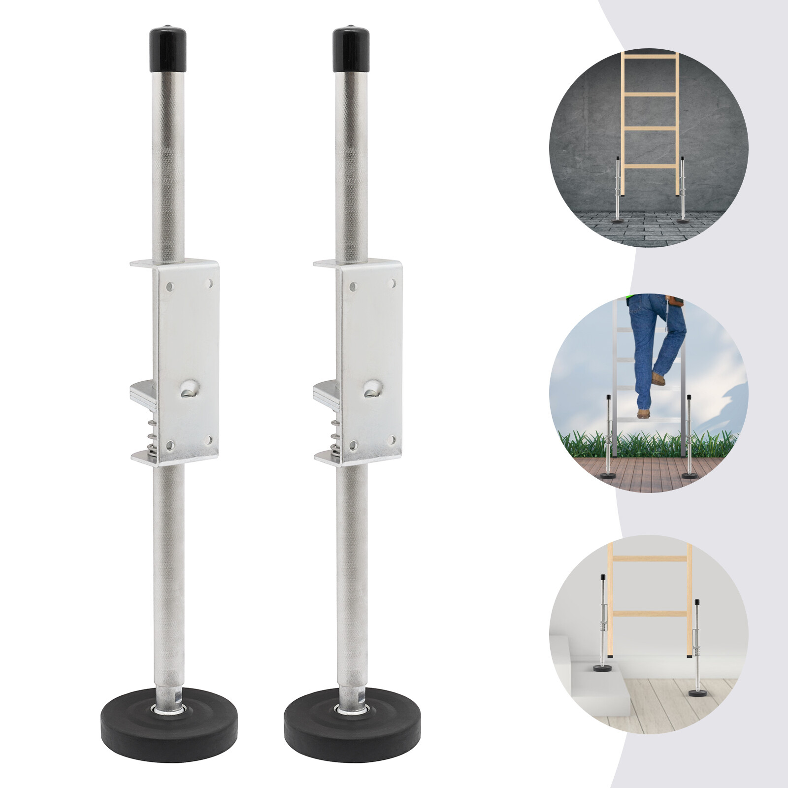 For Extension Ladders Stabilizer Leg Leveling Tool 330 LBS Ladder Leveler Pair gallery