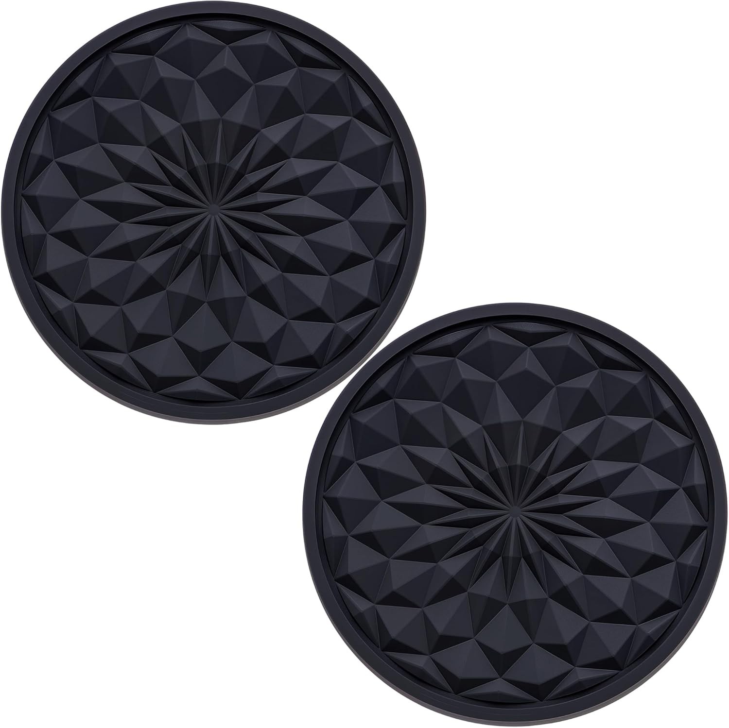 2 Pack Silicone Car Cup Holder Coaster – 2.75 Inch Non-Slip Drink Mat, Univers gallery