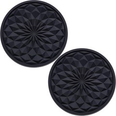 2 Pack Silicone Car Cup Holder Coaster – 2.75 Inch Non-Slip Drink Mat, Univers