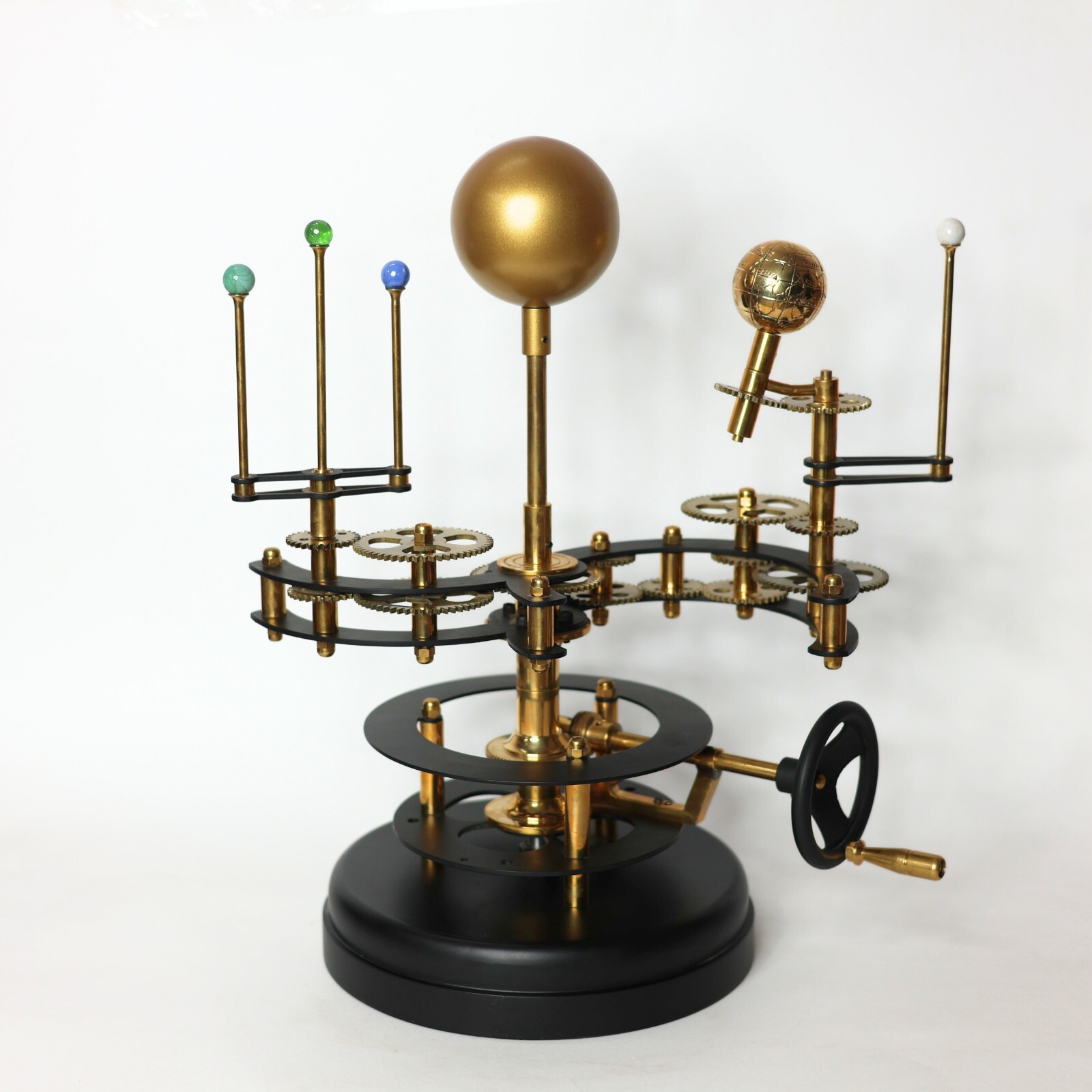 Black Luxury Solar System Model Fully Functional Tellurion Christmas Gift gallery