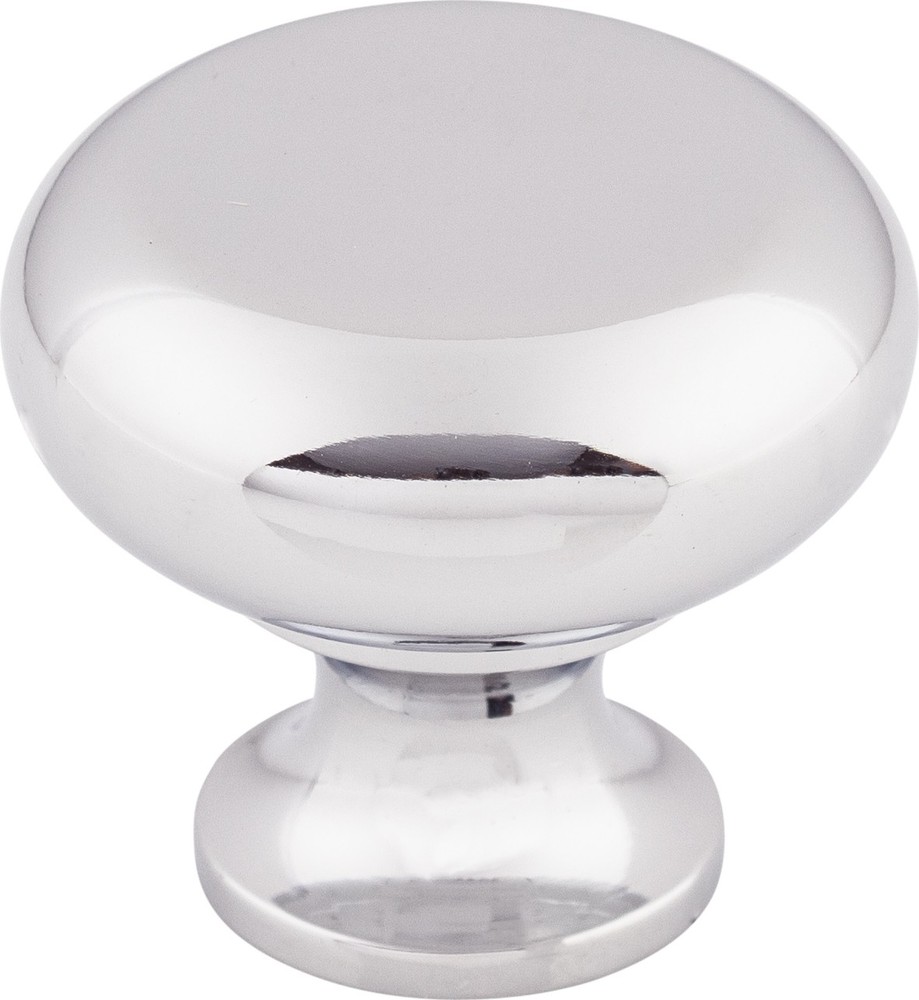 Top Knobs M270 Flat Faced Knob 1 1/4" Polished Chrome