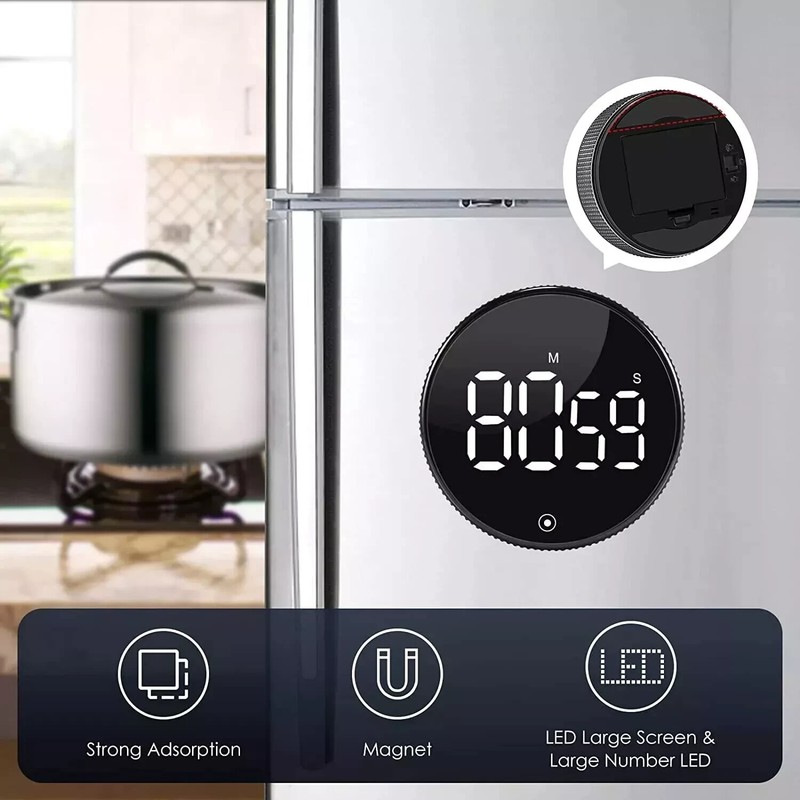 Large LCD Digital Kitchen Cooking Timer Count-Down Up Clock Loud Alarm Magnetic gallery