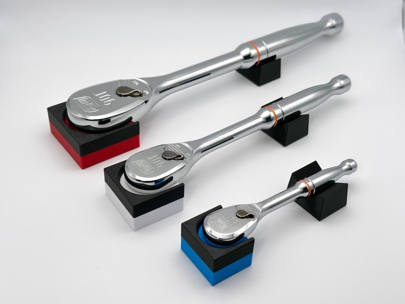 Modular Ratchet Organizers, Magnetic Base 1/4", 3/8", 1/2" | No Ratchet gallery