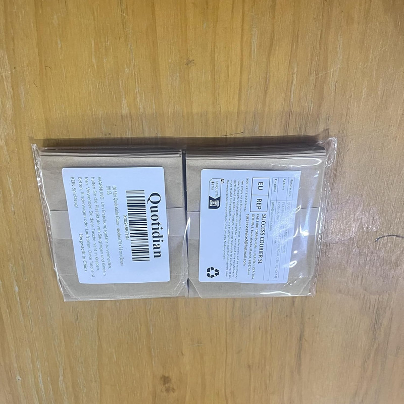 Brown Flat Mini Square Glassine Paper Bags Envelope 3" X 3" (8 X 8Cm) Pack of 10 gallery