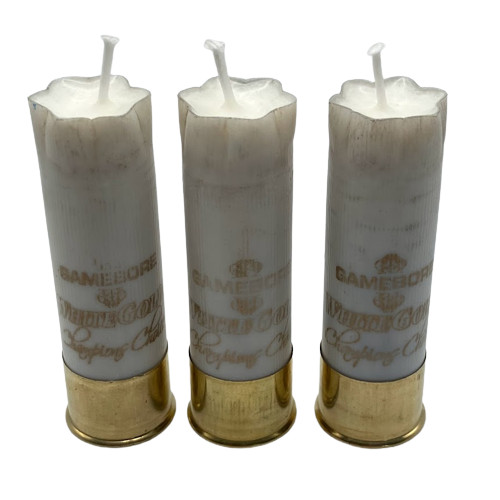 Shotgun Shell Candles Multiple Colors - 3PK, 12 Gauge, Shooting, Hunting gallery