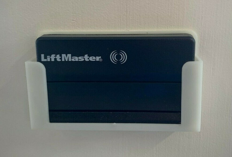 GARAGE DOOR WIRELESS WALL BUTTON WHITE MOUNT FOR CHAMBERLAIN LIFTMASTER OPENER gallery