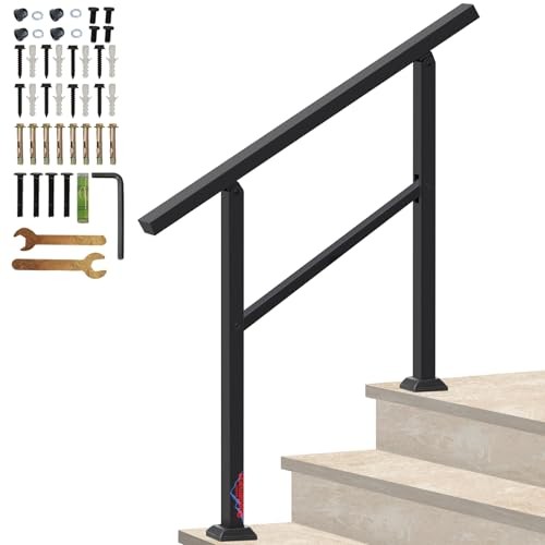 Hand Rails for Indoor & Outdoor Steps, 2-3 Step Stair 2-3 Steps Handrail gallery