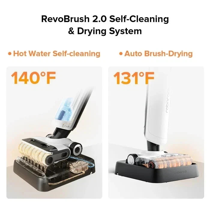 roborock Flexi Pro Wet Dry Vacuum Cleaner, Cordless Mop with Hot Open Box gallery