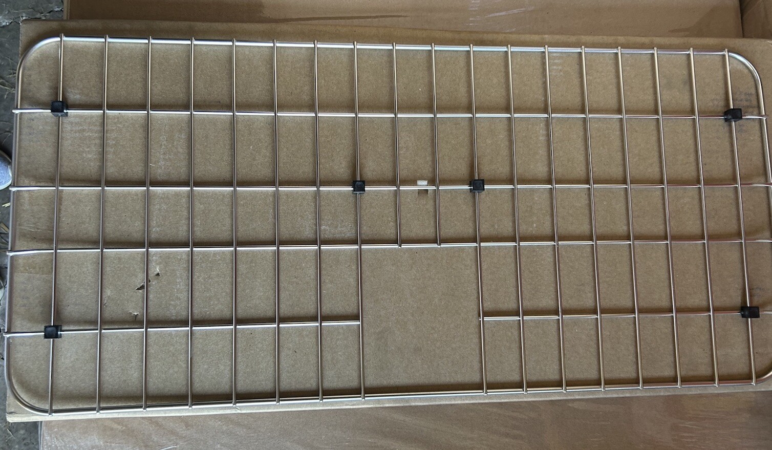 Stainless Steel Sink Grid and Protectors for Bottom of Kitchen Sink, 26" x 12” gallery