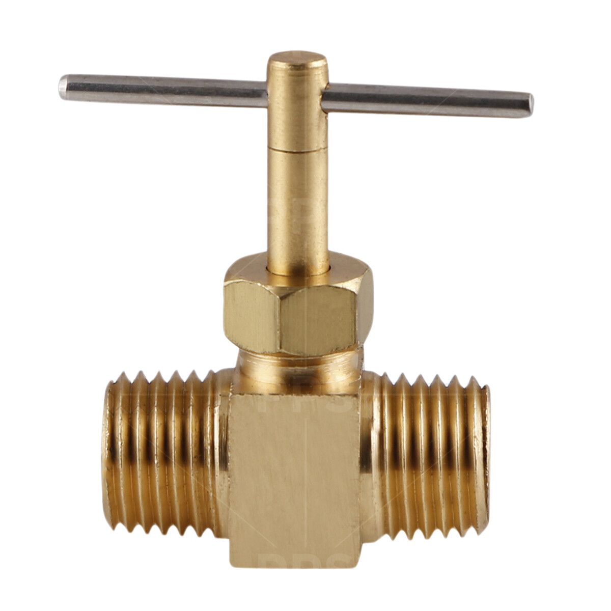 Midline Valve 1/4" MIP COMP X 1/4" MIP Straight Needle Valve, Lead Free gallery