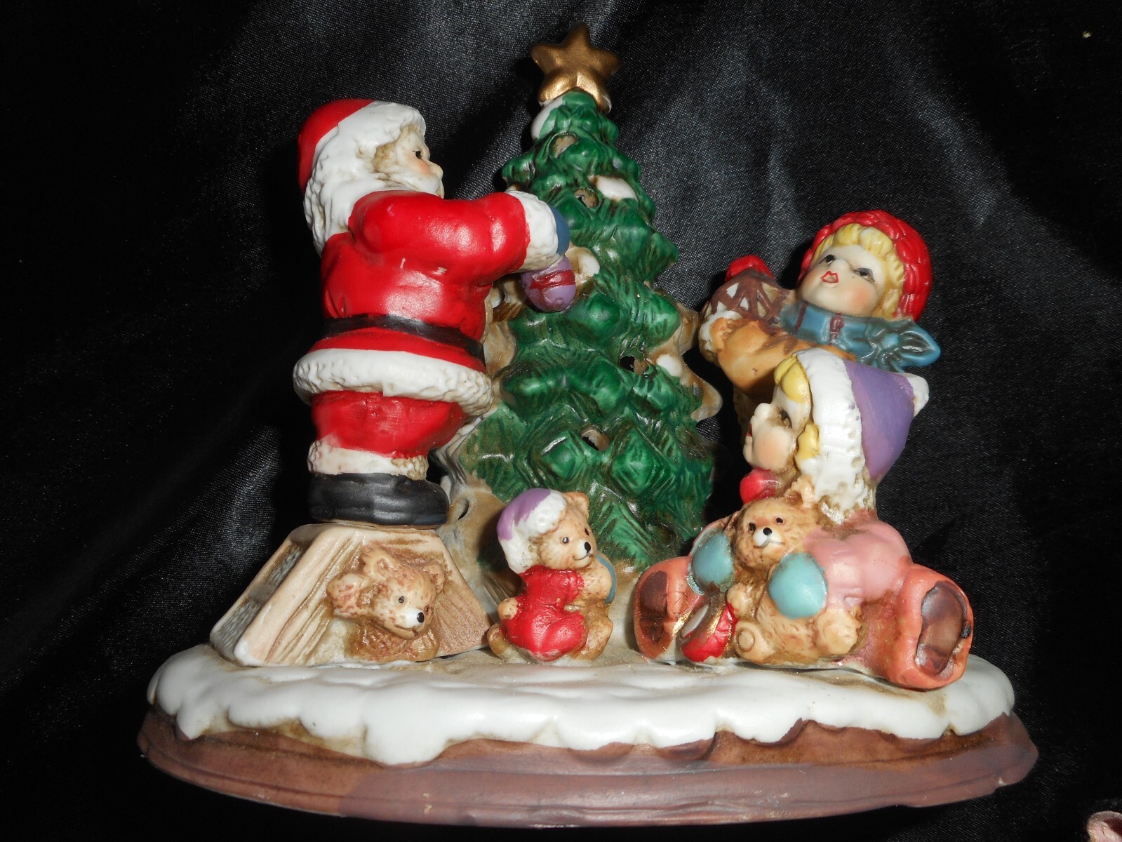 Ceramic Votives featuring Santa and Children Free SH with 6 or more items gallery