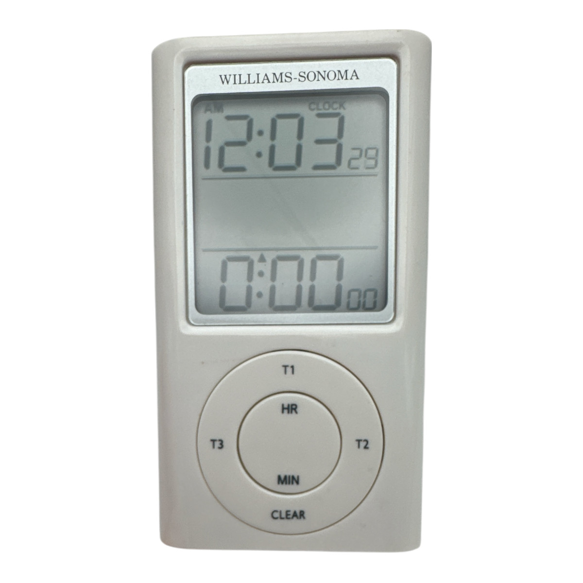 Williams Sonoma Digital Triple Timer Three Cooking Times Kitchen White EUC gallery