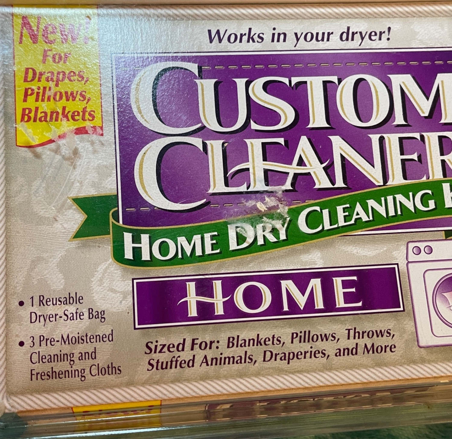 Vtg Custom Cleaner Home Dry Cleaning Kit 3 Refills Wool Silk Dryer 12 Garments gallery