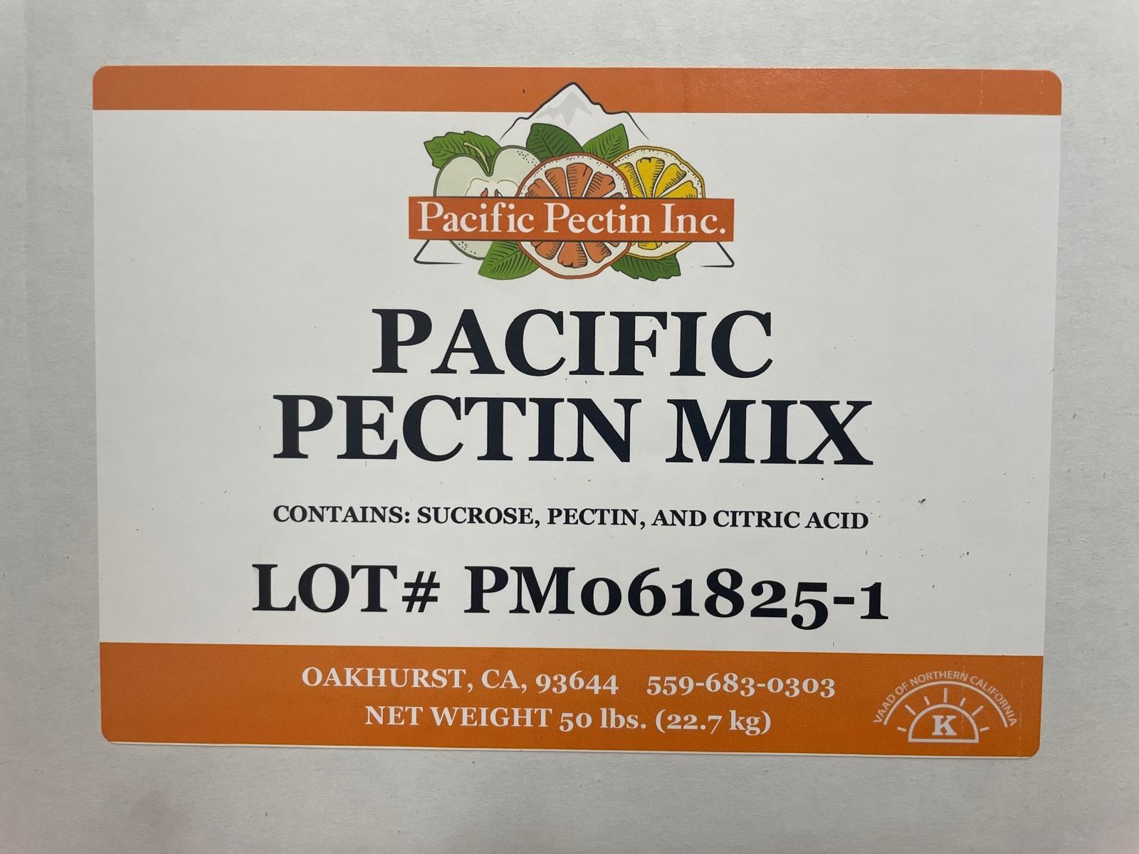 50lbs Pacific Pectin Mix For Full-Sugar Jams, Jellies, & Preserves Rapid-Setting gallery