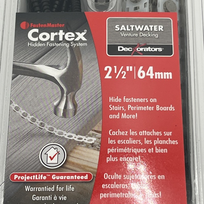 NEW!! FastenMaster 50 LF Collated Cortex Deckorators Salt Water 2-1/2” Screws gallery