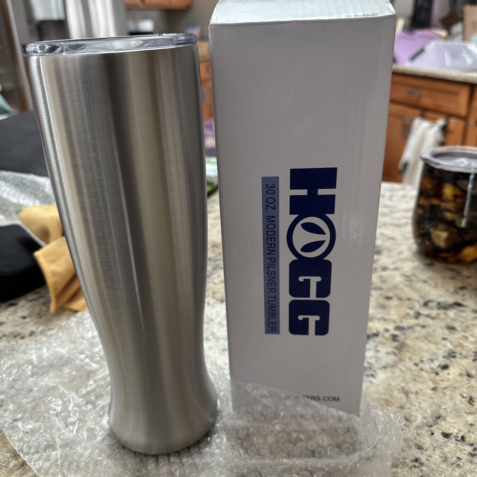 HOGG 30oz Modern Pilsner Stainless Double Insulated Beer Skinny Tumbler New gallery