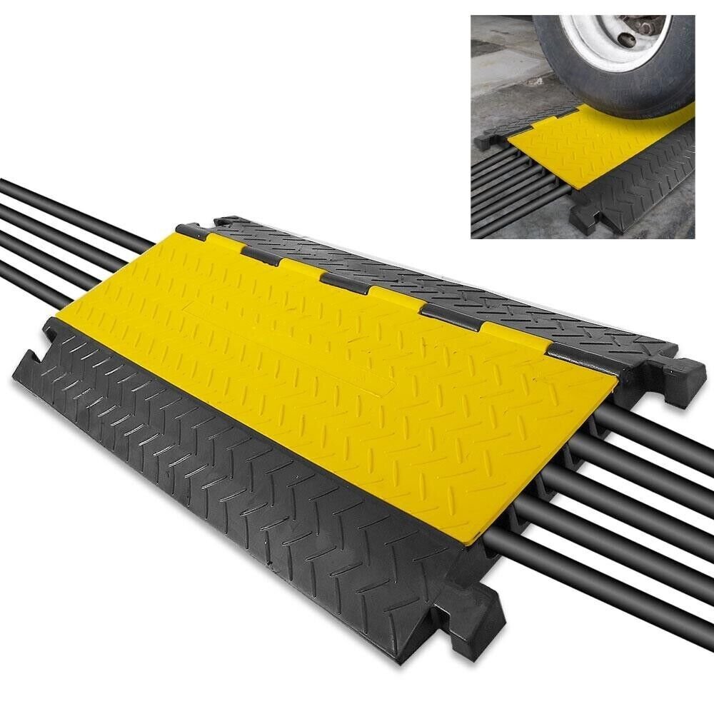 Pyle Cable Protector Cover Ramp-Cord/Wire Safely (Five Channel Extra Wide Style) gallery