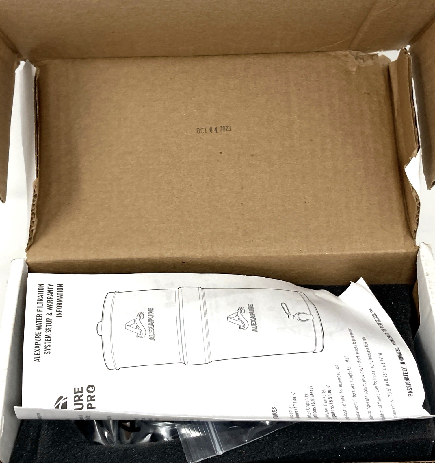 Genuine Alexapure PRO 2387 Replacement Water Filter New gallery