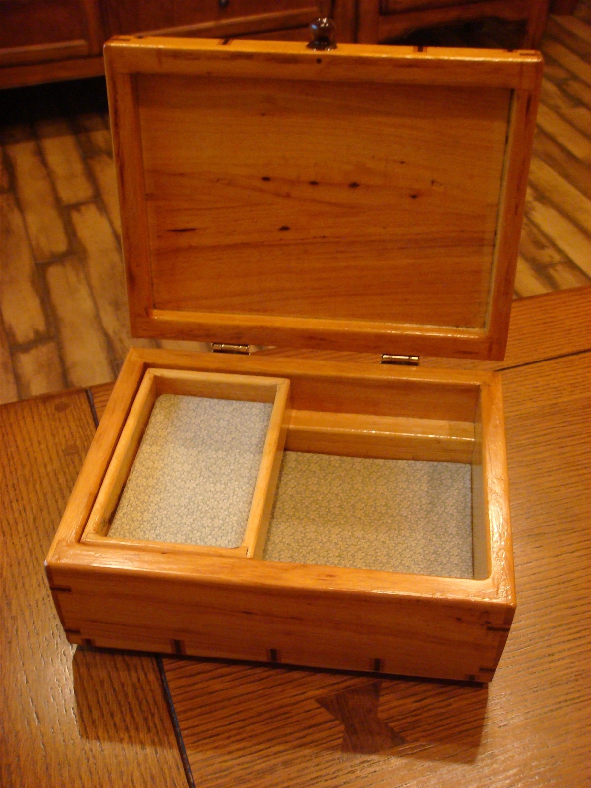 Solid Wood Handmade Box - Polish Oak, Black Walnut & Red Oak - Travis W. West gallery