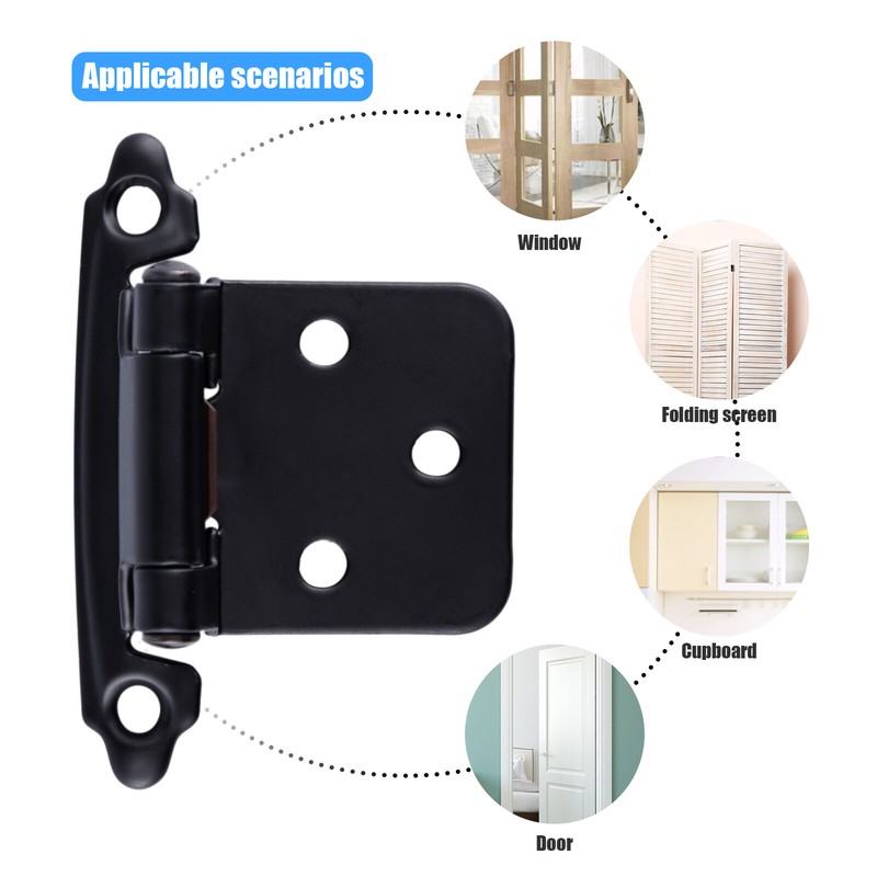 Kitchen Cabinet Hinges Overlay Self Closing Face Mount Cupboard Door Hinge gallery