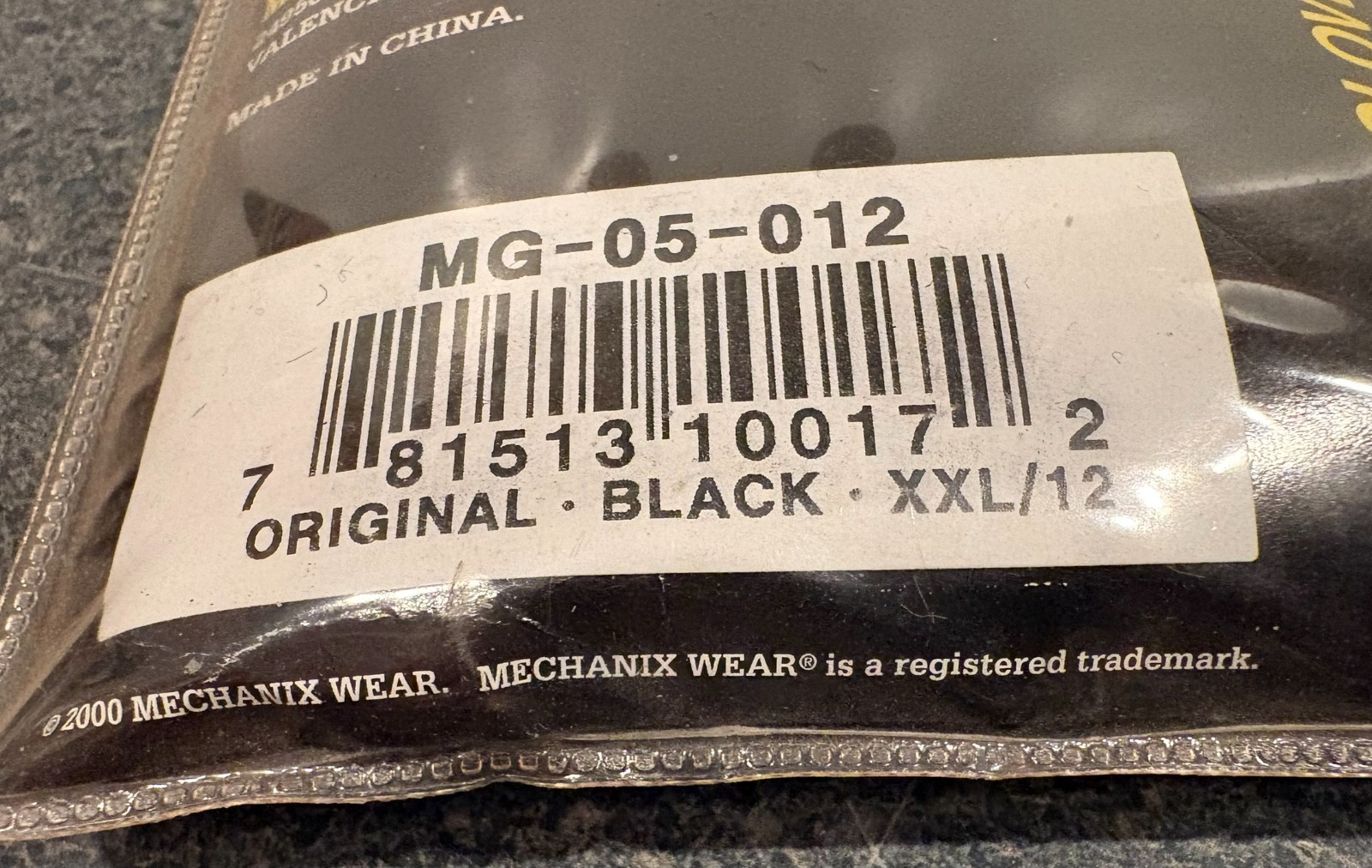 Mechanix Wear The Original Multipurpose Work Glove Black XXL gallery
