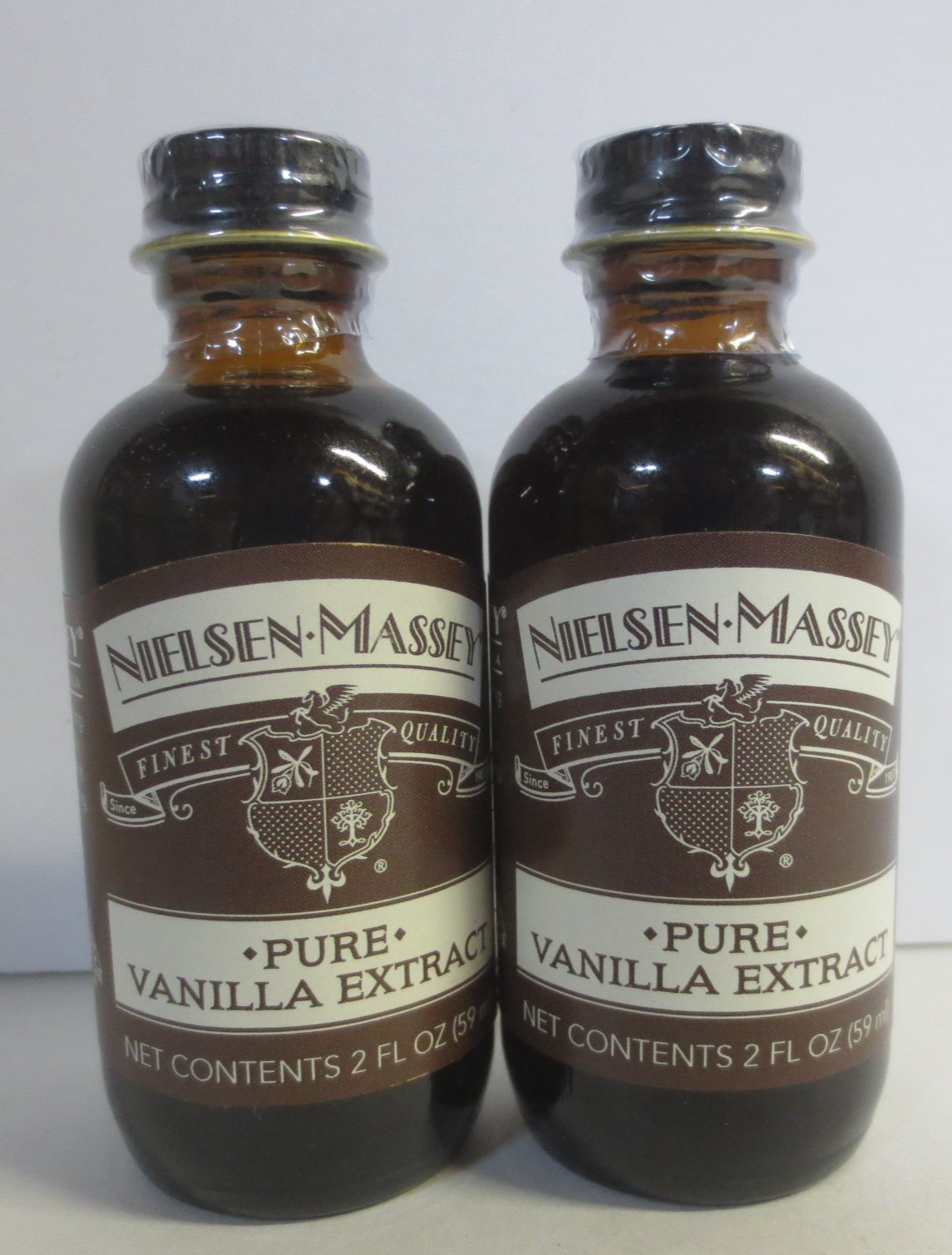 Nielsen-Massey Pure Vanilla Extract for Baking and Cooking, 2 BOTTLES 2 OZ EACH gallery