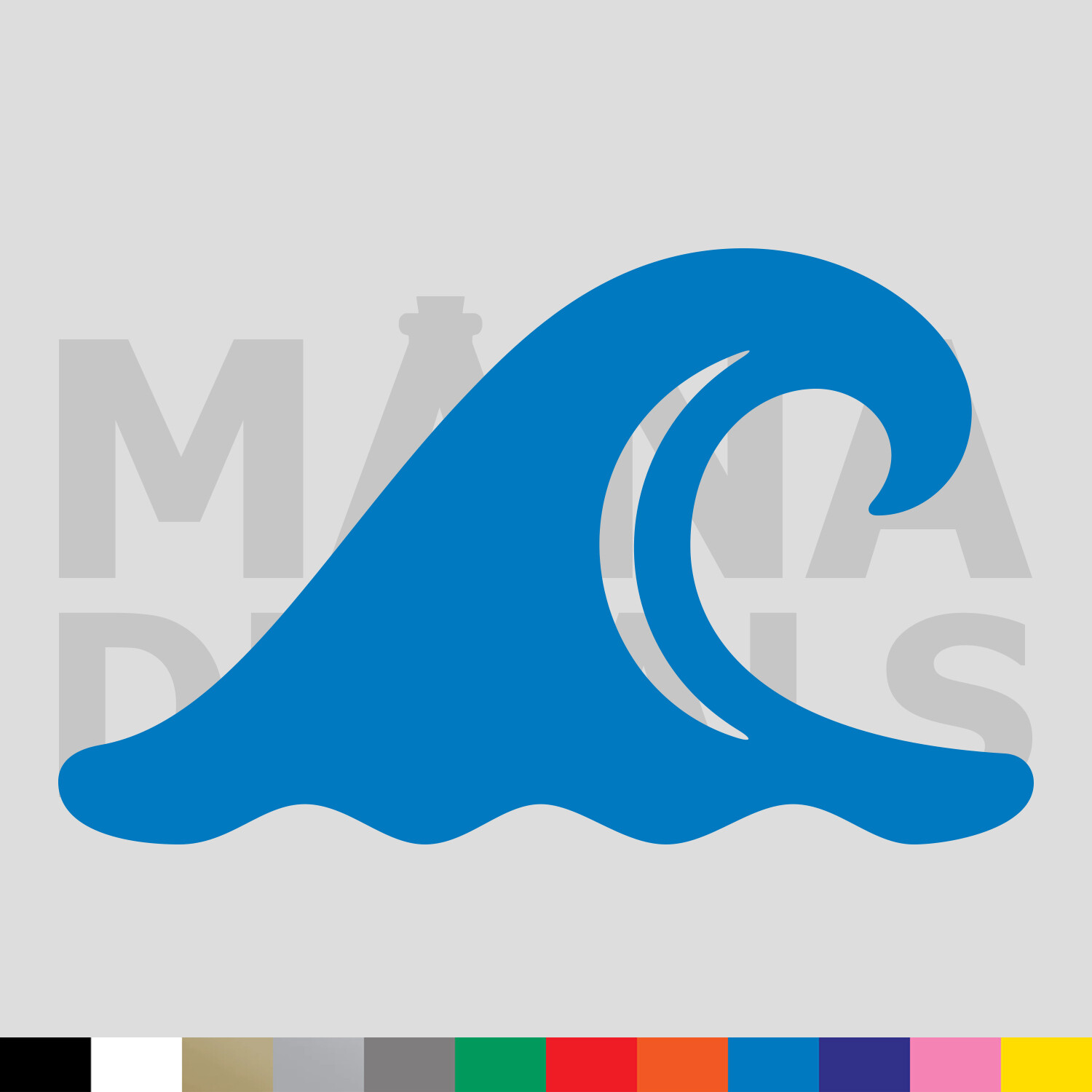 Wave Vinyl Die Cut Decal Sticker - Ocean Sea Surf Beach Water gallery