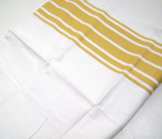 Pottery Barn Straw Yellow Pascal Stripe Standard Pillow Cover Sham New gallery
