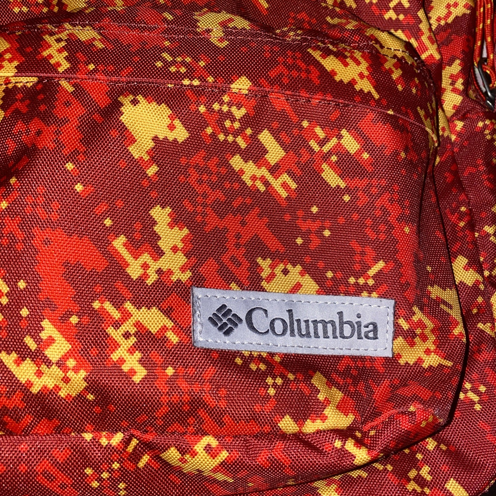 Columbia Lightweight Backpack Red Pixel Camo 3