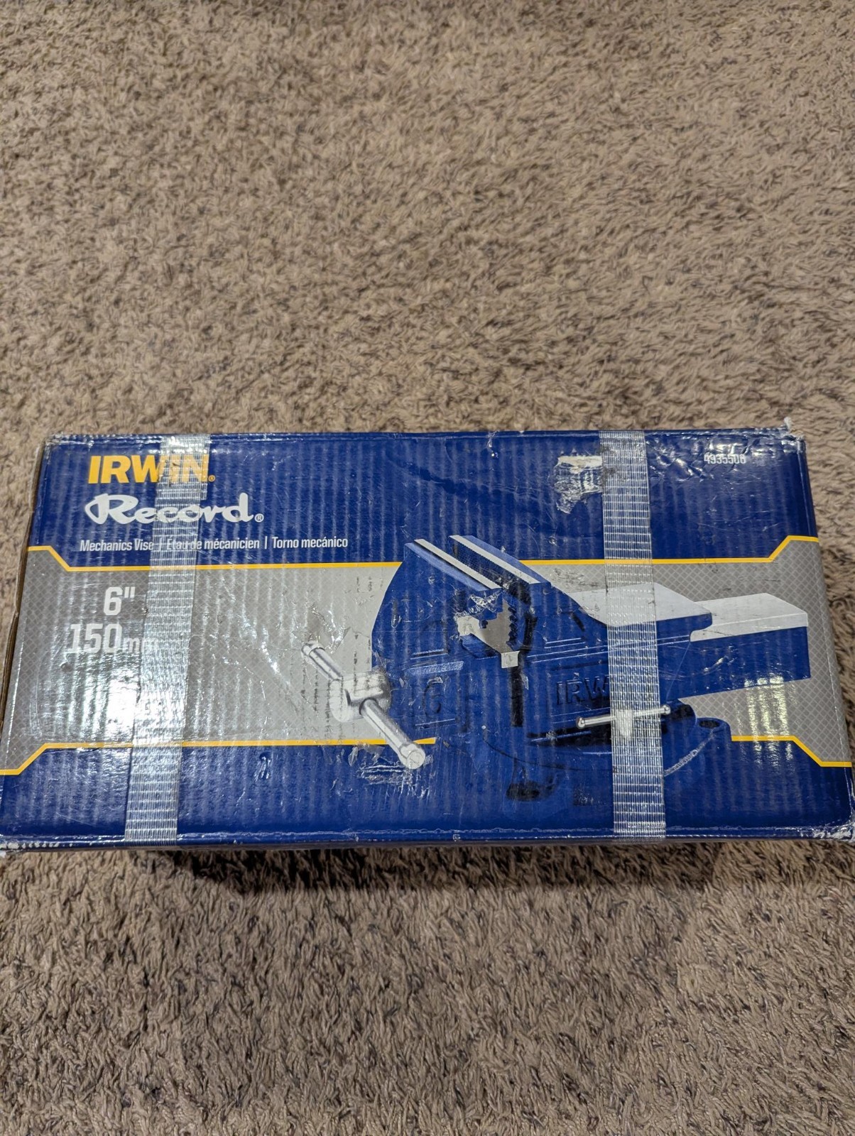 IRWIN Record 6 Inch (150mm / 6") Mechanics Bench Vise 4935506 Brand New gallery